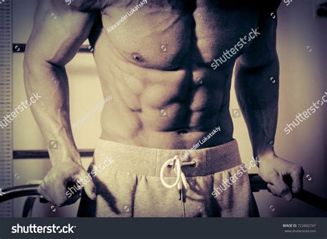 Naked Belly Inflated Guy Stock Photo Edit Now 722602747