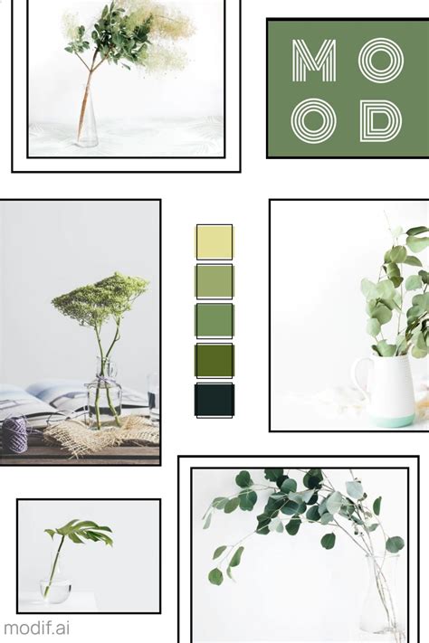 Pinterest Pin Moodboard Template - Mediamodifier