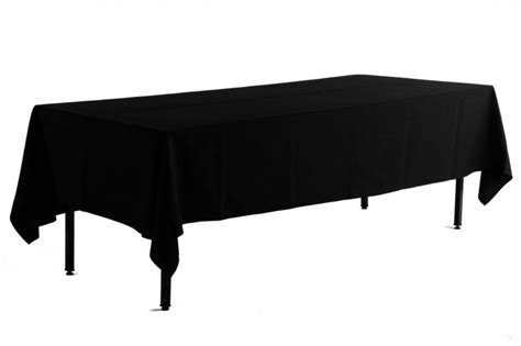 Rectangle Tablecloth Black Various Sizes Chaircovers Over All