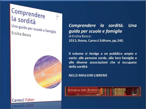 Di tutto e di tutti circa il mondo della Sordità Comprendere la