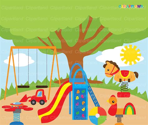 Instant Download Park Clip Art Playground Clip Art Cp 1 Etsy Ireland