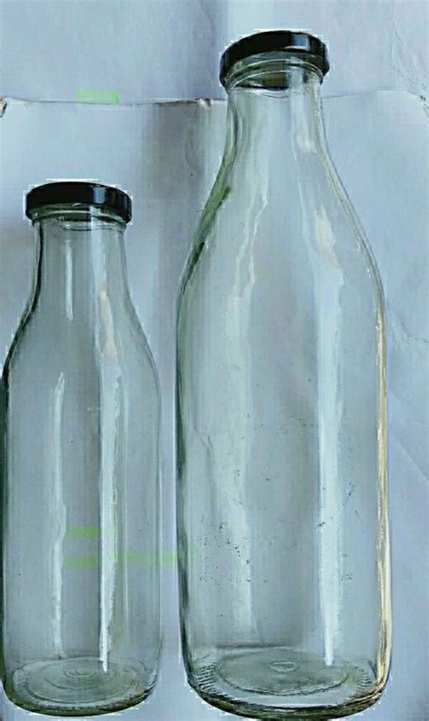 Transparent Ml Milk Shake Glass Bottle Size Litter At Rs