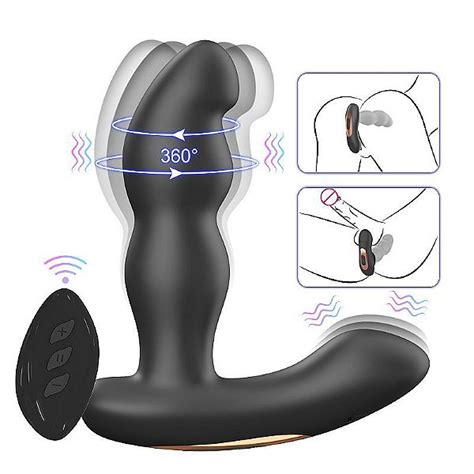 Vibrador de Próstata Rotação º e Controle Remoto Amor de Luxo O seu Sex Shop online