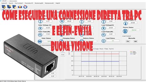 COME COLLEGARE IL PC DIRETTAMENTE AL CONVERTITORE ELFIN EW 11A TRAMITE