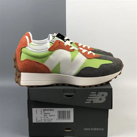 New Balance 327 Green Orange Gum For Sale The Sole Line