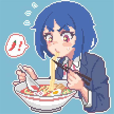 Cute Ramen Pixel Art Pic Dink