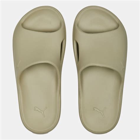 Puma Shibui Cat Unisex Slides Πράσινο 385296 08