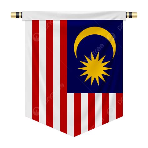 Pennant With The National Flag Of Malaysia National Flag Malaysia