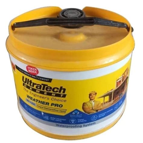 Litre Ultratech Weather Pro Wp Waterproofing Compound At Rs