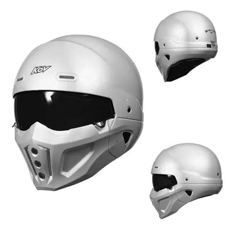 Casco Kov Modular Mate 2 En 1 Street Piloto Certificado Shrk Diseño