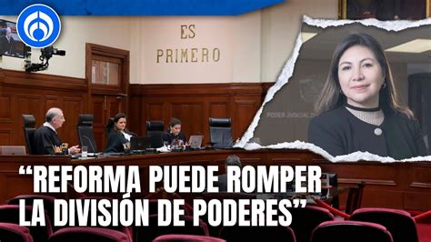 Reforma judicial sería un atentado contra le democracia Juana