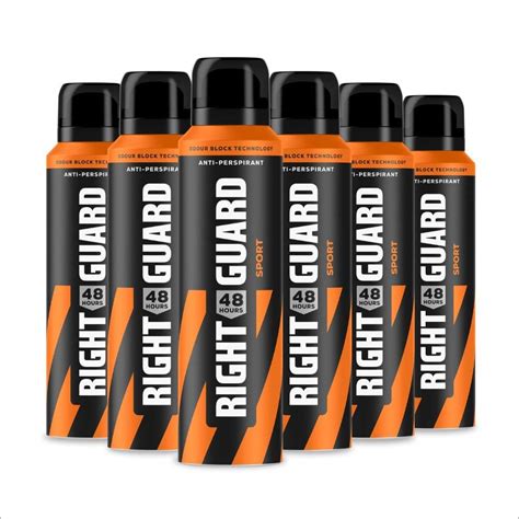 Right Guard Mens Deodorant Total Defence 5 Sport Anti Perspirant Spray