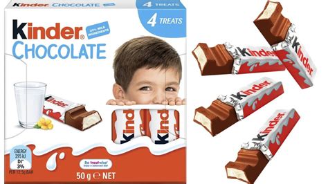 Kinder Chocolate Bars Treats Unwrapping What Is Inside