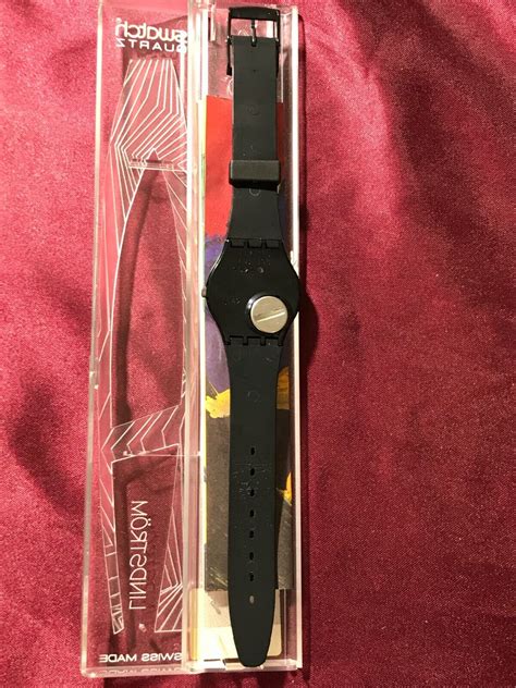 Wristwatch Swatch Gent Temps Zero Gb New Nos Design By Lindstr M