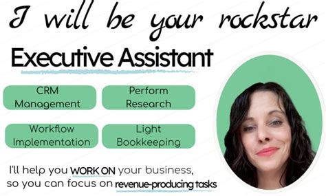 Be Your Rockstar Executive Assistant By Sashapallc Fiverr