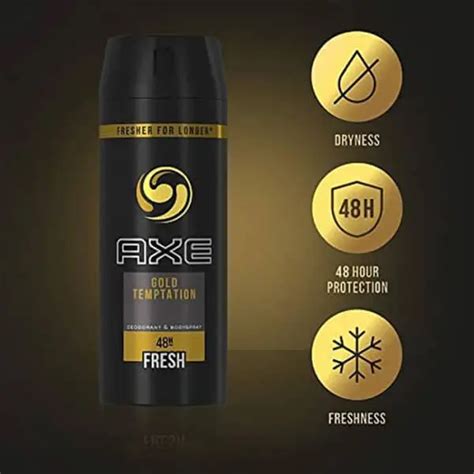 Axe Body Spray Gold Temptation Ml Trynow Pk