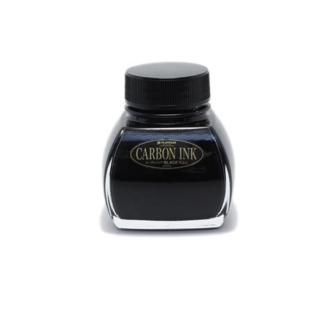 Platinum Fountain Pen Ink – 60ml bottle – Carbon Black – The Pen Outpost