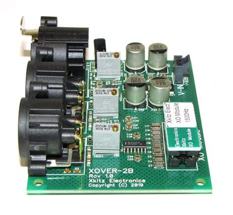 Linkwitz Riley 2 Way Active Crossover Fully Balanced [xover 2b] Xkitz Electronics