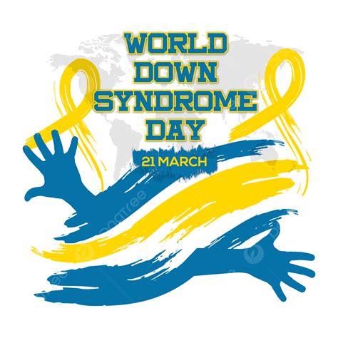 Down Syndrome Ribbon Vector Design Images Best 21 March World Down