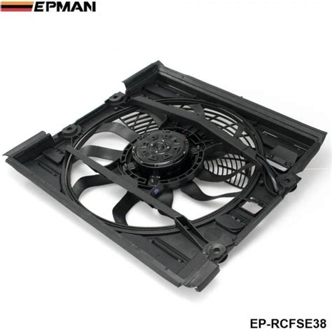 EPMAN Replacement AC Radiator Condenser Cooling Fan Assembly For BMW