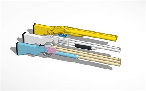 3d Design Shotgun Tinkercad