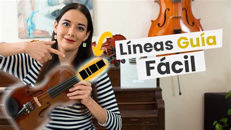 Lineas Guía Para Principiantes De Violín Marquitas Stickers