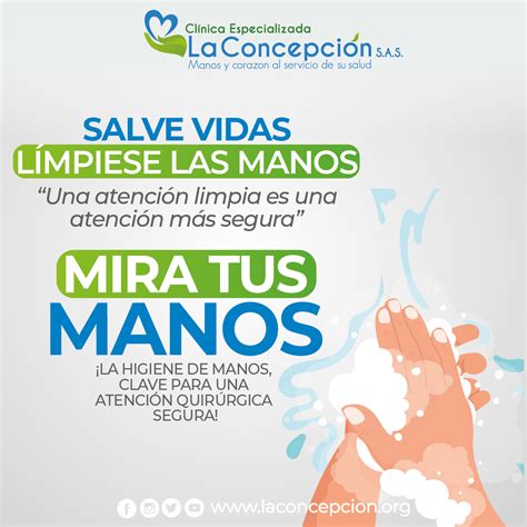 Salve Vidas L Mpiese Las Manos Cl Nica Especializada La Concepci N