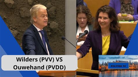 Wilders PVV VS Ouwehand PVDD Ik Ben Blij Dat U Mij Mist Want