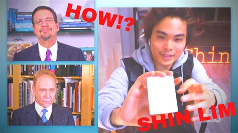 shin lim  penn  teller    baffle   youtube
