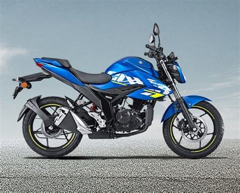 Blue Suzuki Gixxer Bs Cc Bike At Rs Piece Burgman In