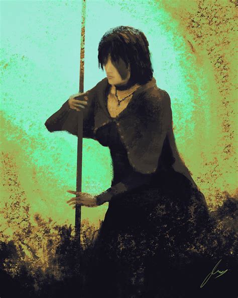 Maiden In Black By Rockfrenzyart On Deviantart