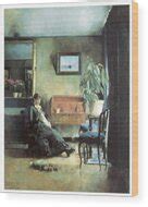 Blue Interior Painting by Harriet Backer - Fine Art America