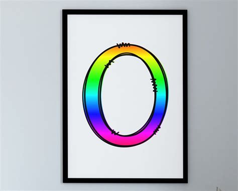 Rainbow Font Svg Rainbow Alphabet Pride Font Svg Gay Pride Etsy