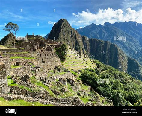 Machu Picchu Is City Of Inca Civilization Located In Andes In