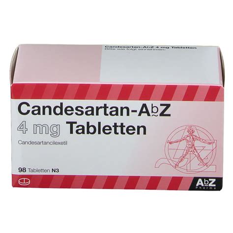 Candesartan AbZ 4Mg 98 St Mit Dem E Rezept Kaufen Shop Apotheke