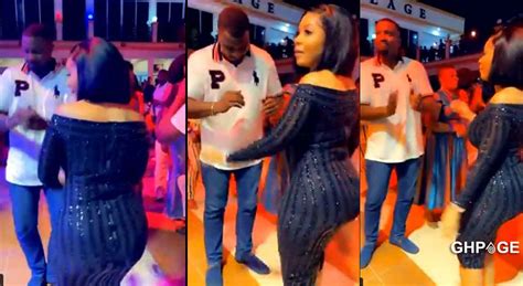 Video of John Dumelo partying with Serwaa Amihere without wedding ring sparks rumours - GhPage