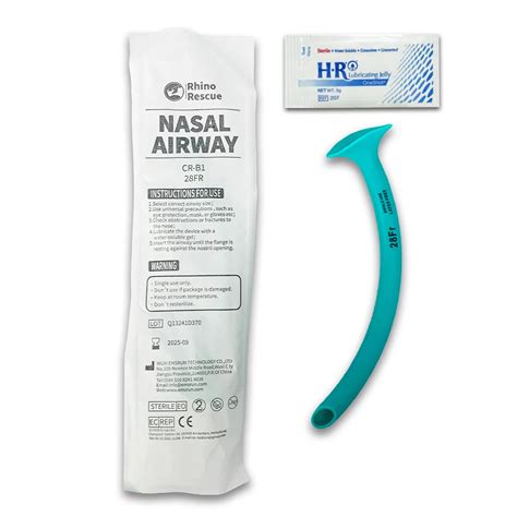 Rhino Rescue Nasalairway Disposable Medical Nasopharyngeal Airway