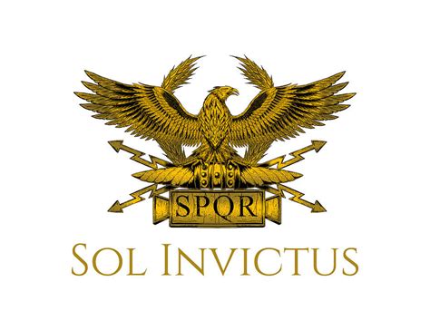 Ancient Rome Mythology Sol Invictus God Spqr Roman Eagle Urban Tapestry ...