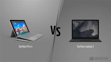 Surface Pro 4 vs. Surface Laptop 2 - Detailed Specs Comparison