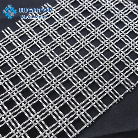 Customized Crimped Stainless Steel Decorative Woven Wire Mesh For