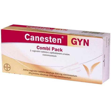 CANESTEN GYN Combi Pack 1 Vaginal Tablet Cream 20 G ApoZona