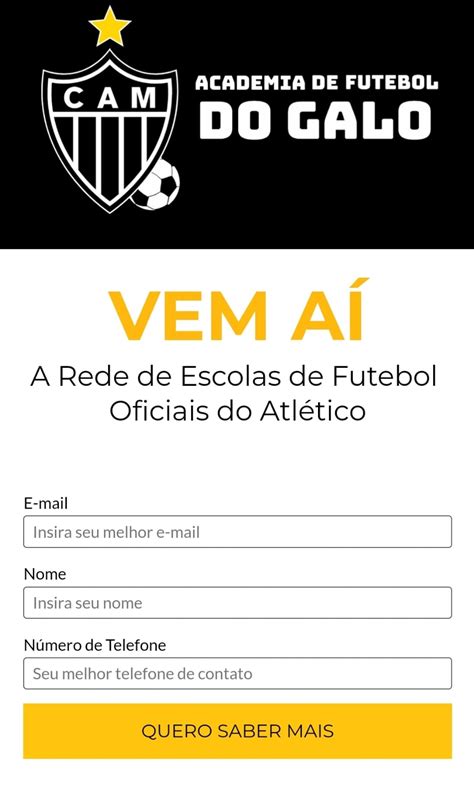 Atlético lança hoje a Academia de Futebol do Galo FalaGalo