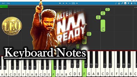 Naa Ready Song Keyboard Notes Anirudh Thalapathy Vijay Lokesh