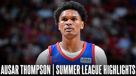 Ausar Thompson FULL 2023 Summer League Highlights ᴴᴰ YouTube