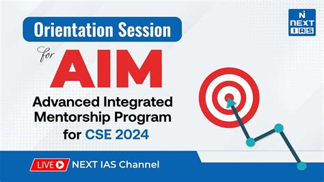 Aim Orientation Session For Cse 2024 Upsc Next Ias Youtube