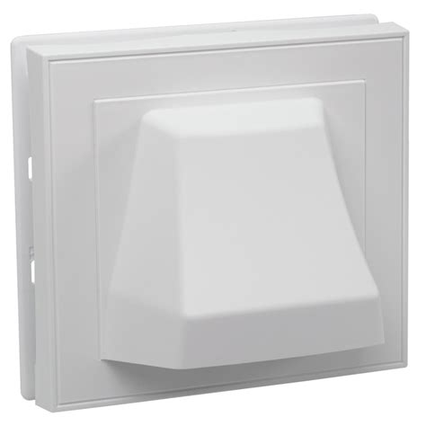 Pontiac Trail Blocks And Vents 8 25 Inches X 7 5 Inches White Vinyl Universal Mounting Block In