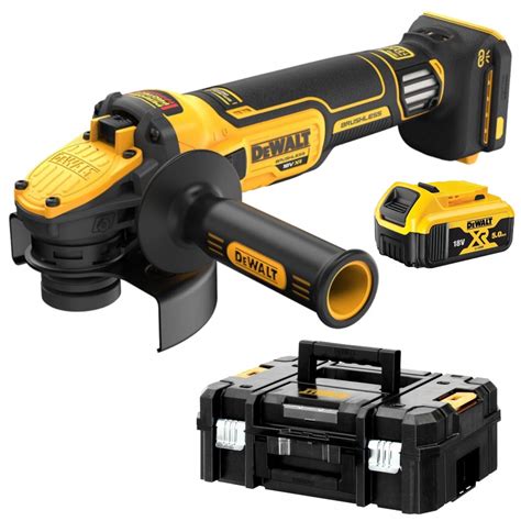 Szlifierka kątowa DeWALT DCG409VSNT 125mm 18V aku 5Ah Walizka