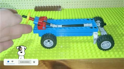 How To Make A Simple Lego Technic Car Chassis And Steering With