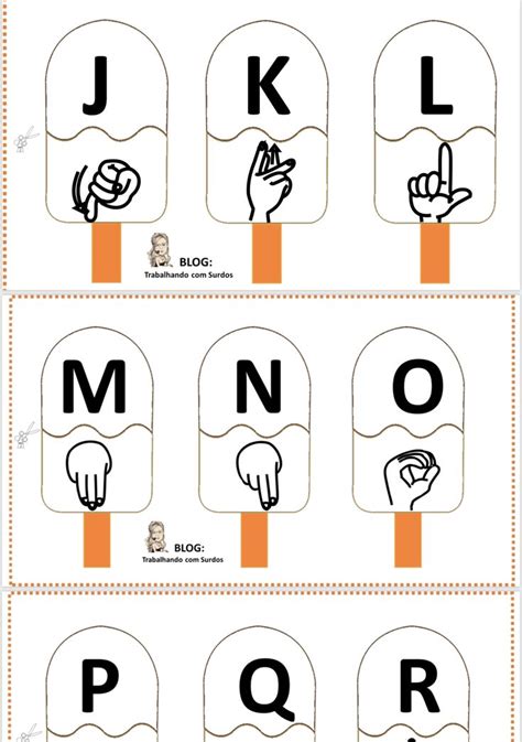 Trabalhando Surdos Alfabeto Manual Cartaz Para Imprimir Images