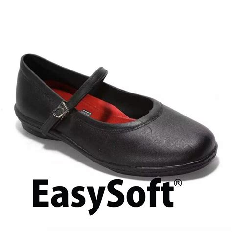 World Balance Easy Soft Sally Kids Black School Shoes Lazada Ph